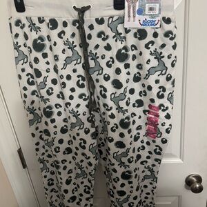 Reindeer Animal Print Lounge Pajama Jogger Pants Plus XXL Sleepwear PJs NWT $36
